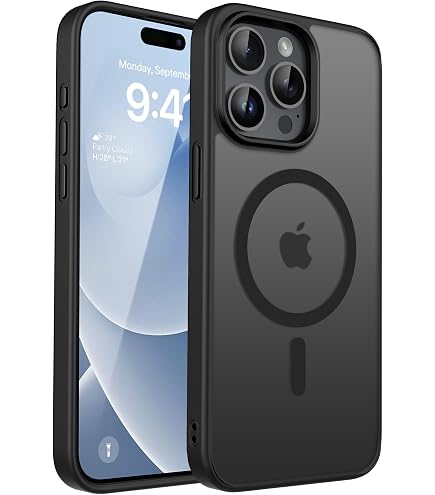 Amazon.com: JETech Magnetic Case for iPhone 15 Pro 6.1-Inch